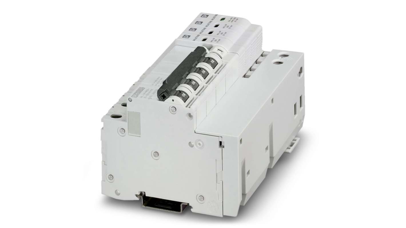 Phoenix Contact 浪涌放电器, 最大250 V 交流, DIN导轨安装, VAL-CP-MCB-3S-350/40/FM系列