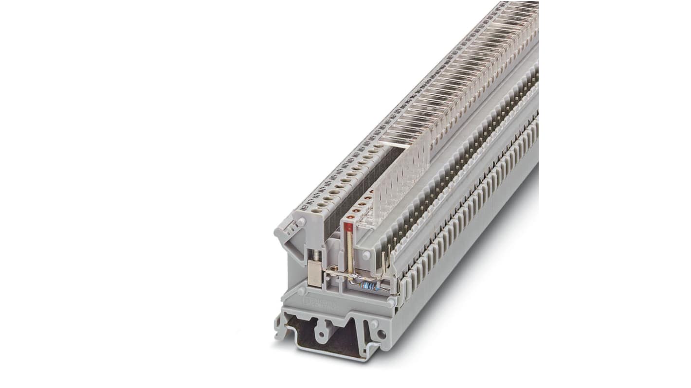Phoenix Contact 3002076 UK 3-MVSTB-5 Series Grey, 2.5mm², 1-Level, Screw Termination