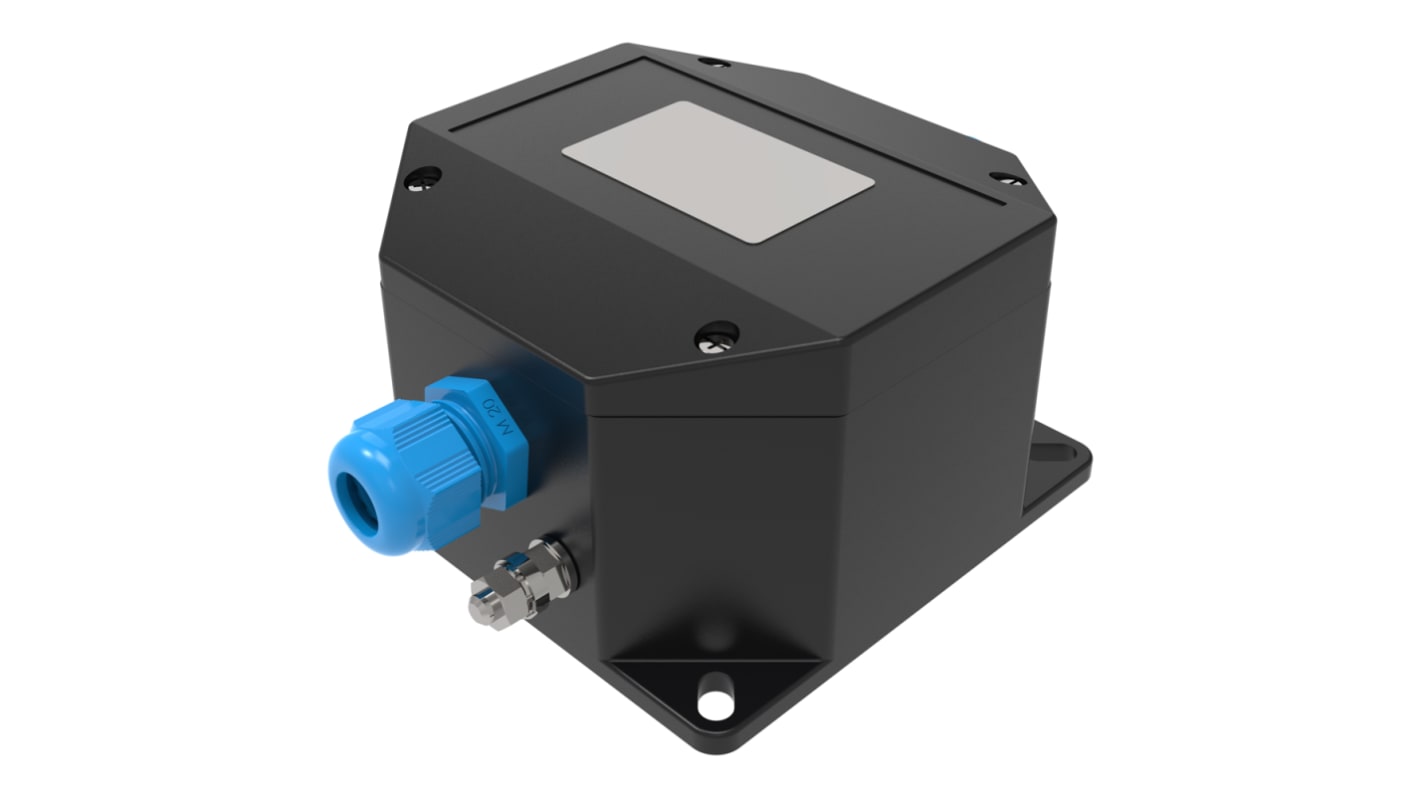 Rose Ex Polyester Series Black Glass Fibre Reinforced Polyester Junction Box, IP66, ATEX, 121 x 121 x 75mm