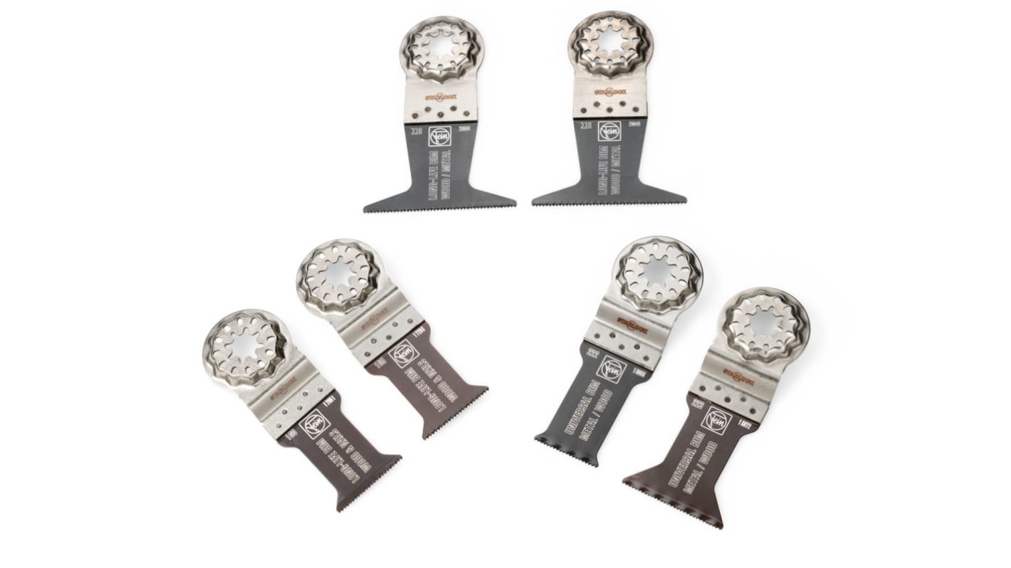 FEIN Sägeblatt, Schnittlänge 50 mm, 55 mm / 1 TPI für Metall, Holz
