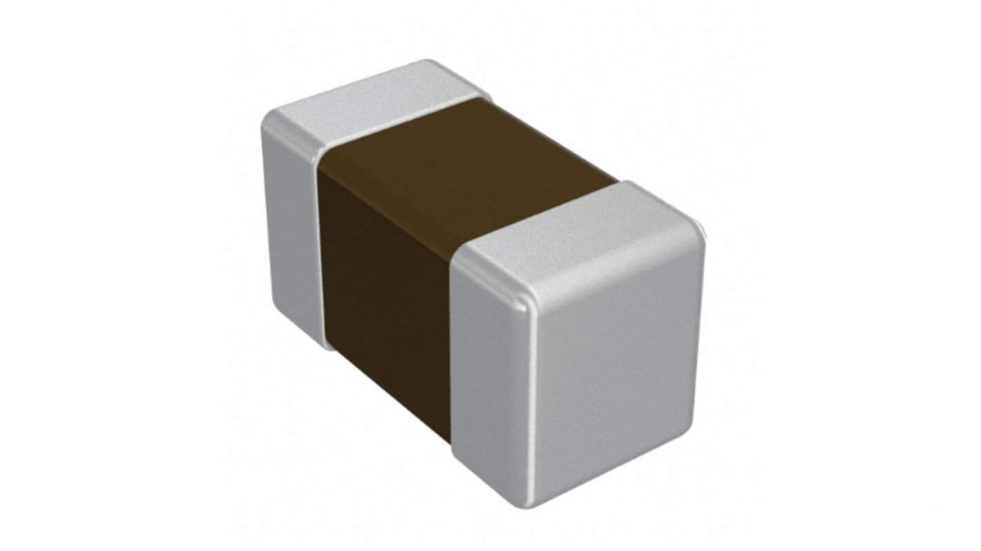 Wurth Elektronik 47pF Multilayer Ceramic Capacitor MLCC, 10V dc V, SMD