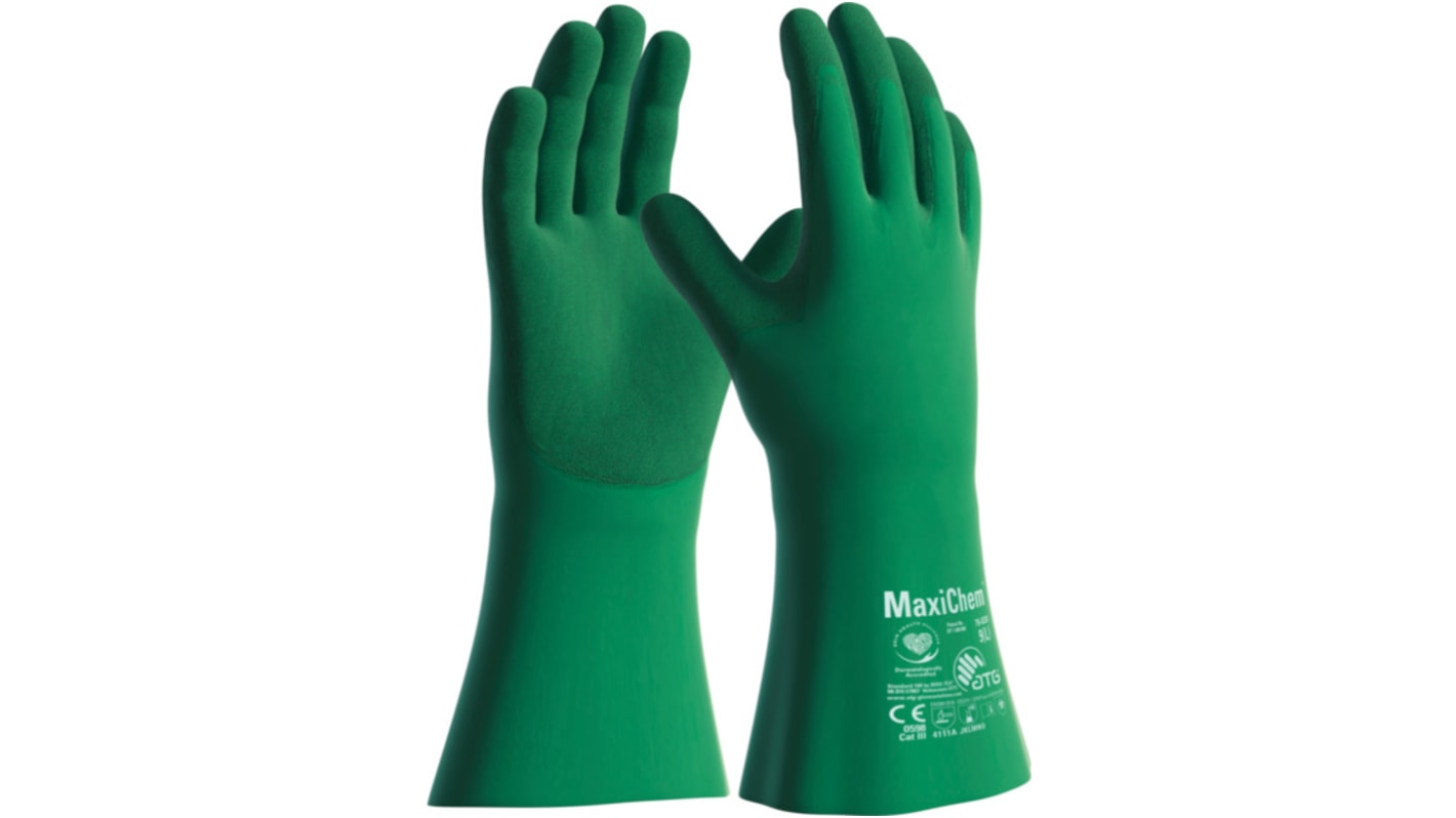 Gants de manutention ATG taille 11, Résistant aux coupures, Alimentaire, 12 Paires, Vert