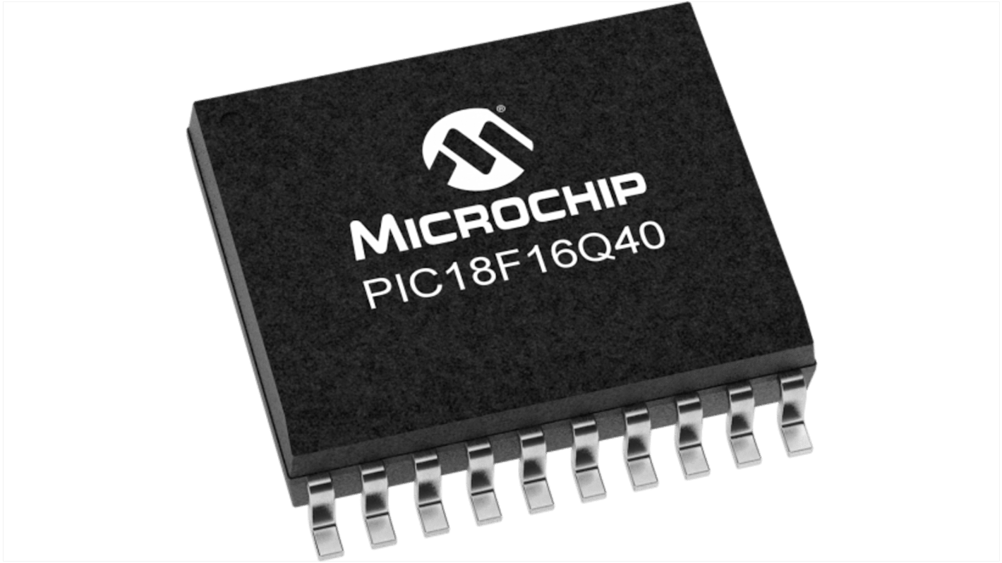 Microchip PIC单片机, PIC内核, 20针, SOIC, 最大64MHz, 64 kB 闪存