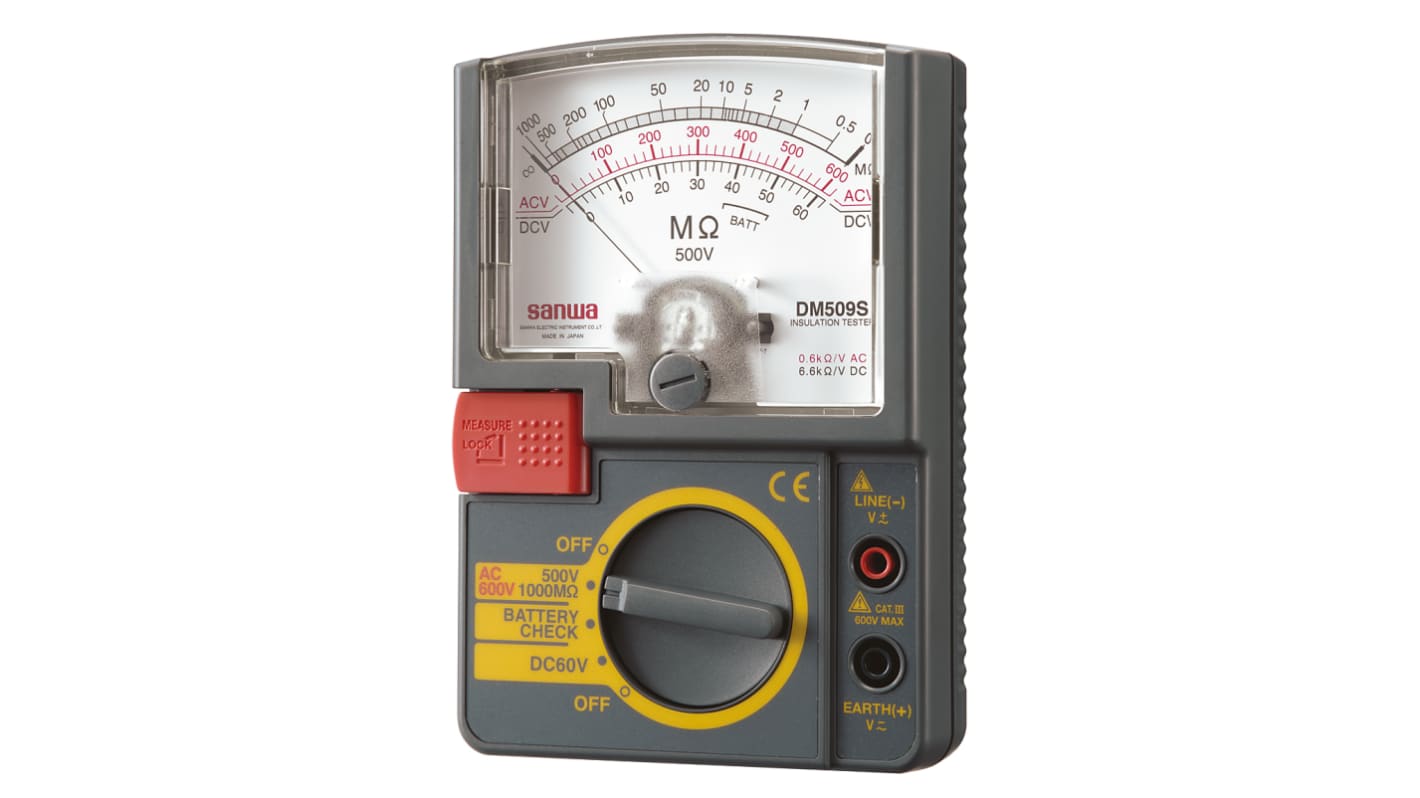 DM509S | 三和電気計器 絶縁抵抗計 | RS