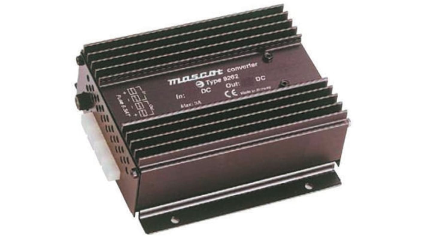 Mascot DC-DC Converter, 13.2V dc/ 8A Output, 21 → 32 V dc Input, 110W, Mounting Bracket, +30°C Max Temp -20°C