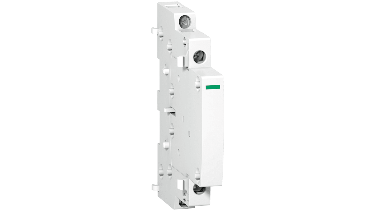 Schneider Electric Auxiliary Contact, 2 Contact, 1NC + 1NO, Side Mount GAC0