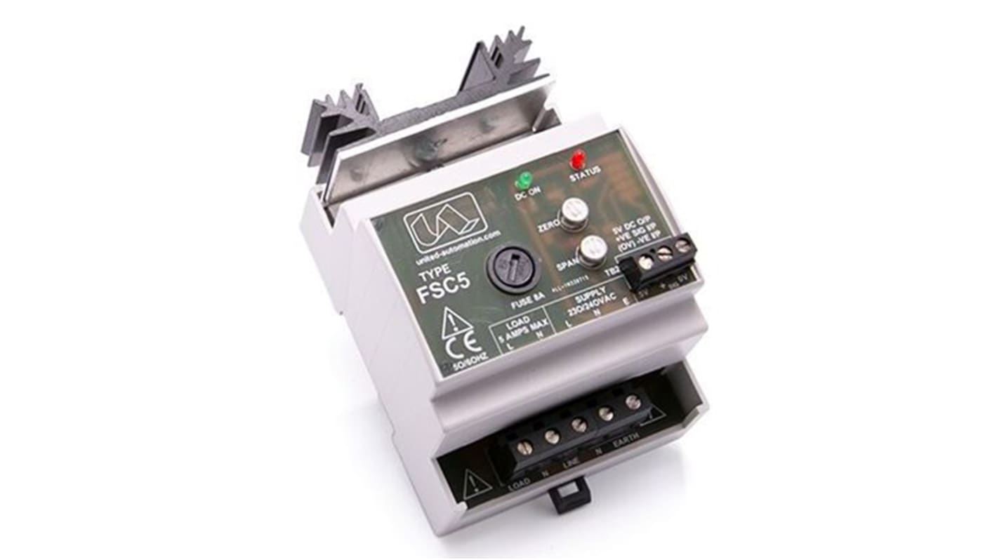 United Automation Fan Speed Controller for Use with Fans, 230 V, 5A Max, Infinitely Variable