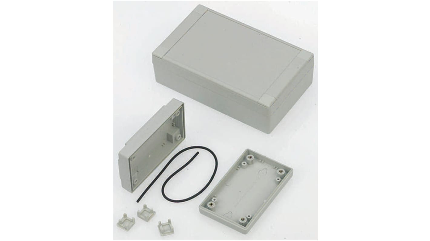 CAMDENBOSS 7000 Series Grey ABS Enclosure, IP65, Grey Lid, 220 x 145 x 80mm