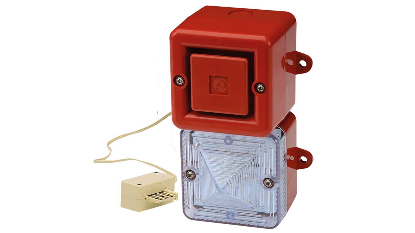AE & T YFLASH Series Amber Handset beacon/siren for phone, 230 V ac, IP69, Wall Mount, 100dB at 1 Metre