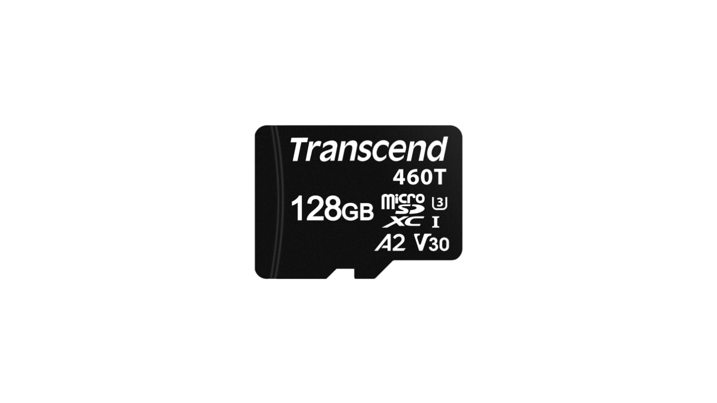 Transcend MicroSD Micro SD Karte 128 GB V30 Industrieausführung, 3D