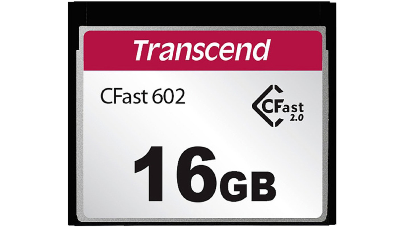 Cfast Card CFast, 16 GB, Transcend Tak CFast602 MLC
