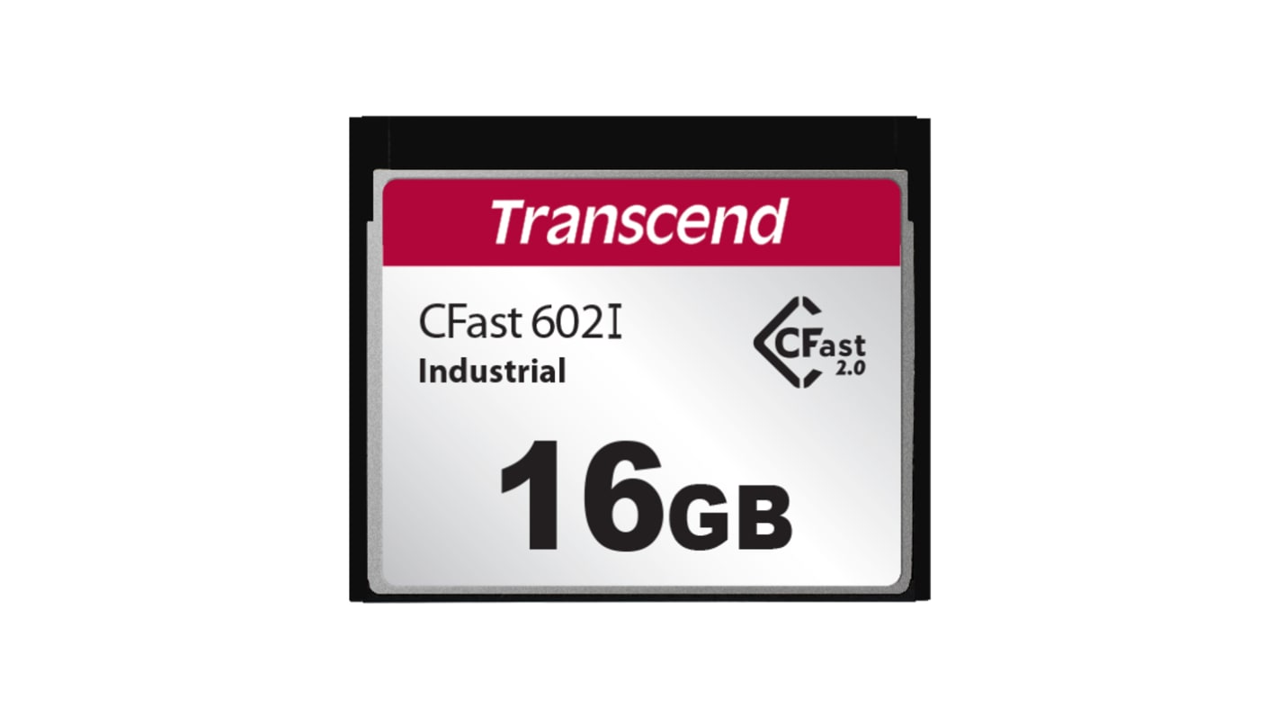 Cfast Card CFast, 16 GB, Transcend Tak CFast602 MLC