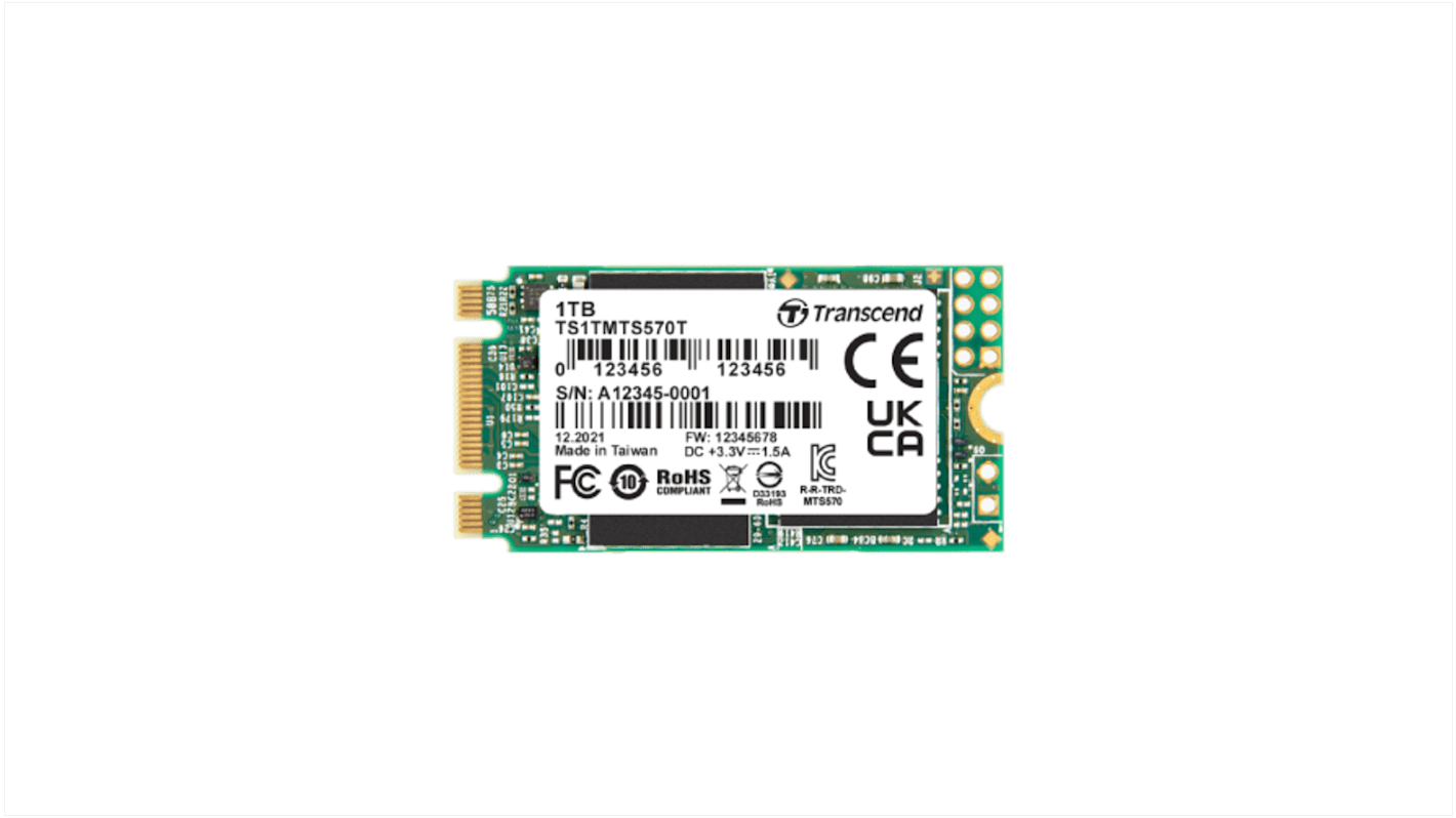 Transcend MTS570T M.2 1 TB Internal SSD