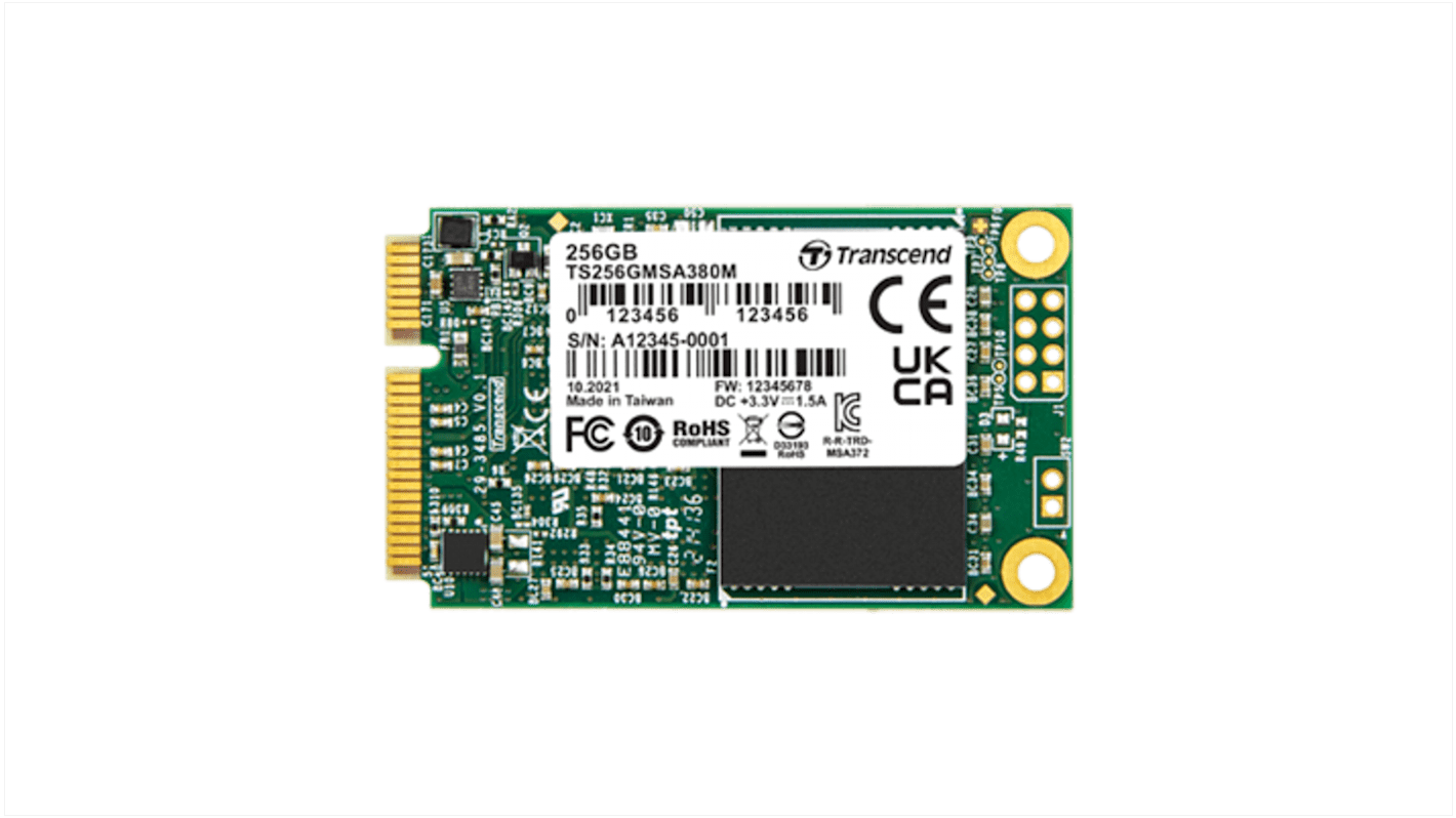 Transcend MSA380M mSATA 256 GB Internal SSD Drive