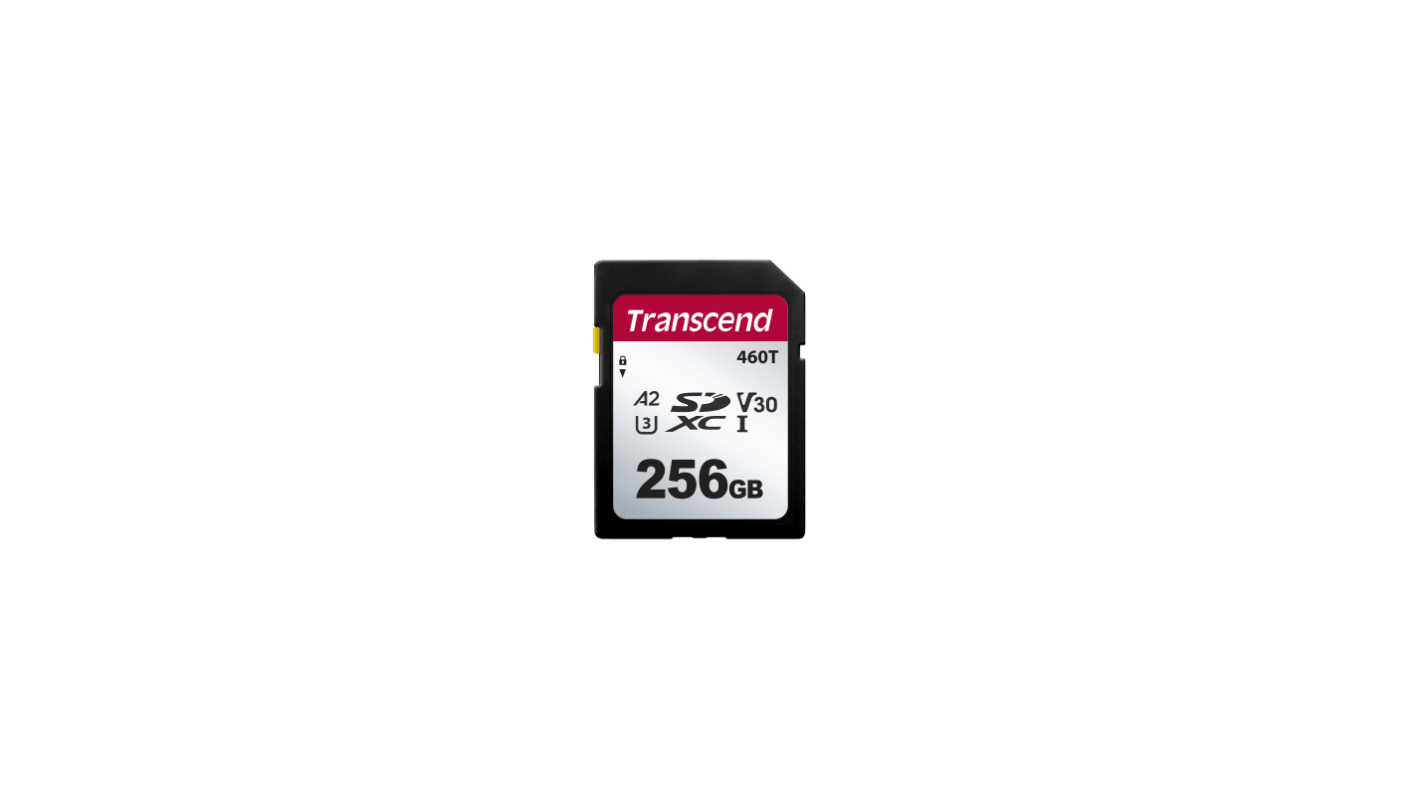 Transcend 256 GB Industrial SDXC SD Card, V30