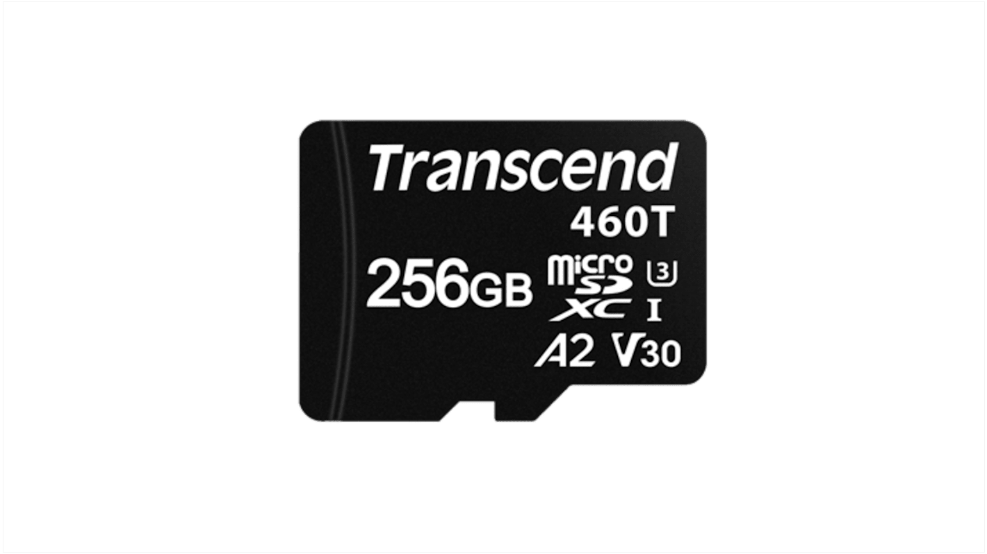 Transcend 256 GB Industrial MicroSD Micro SD Card, V30