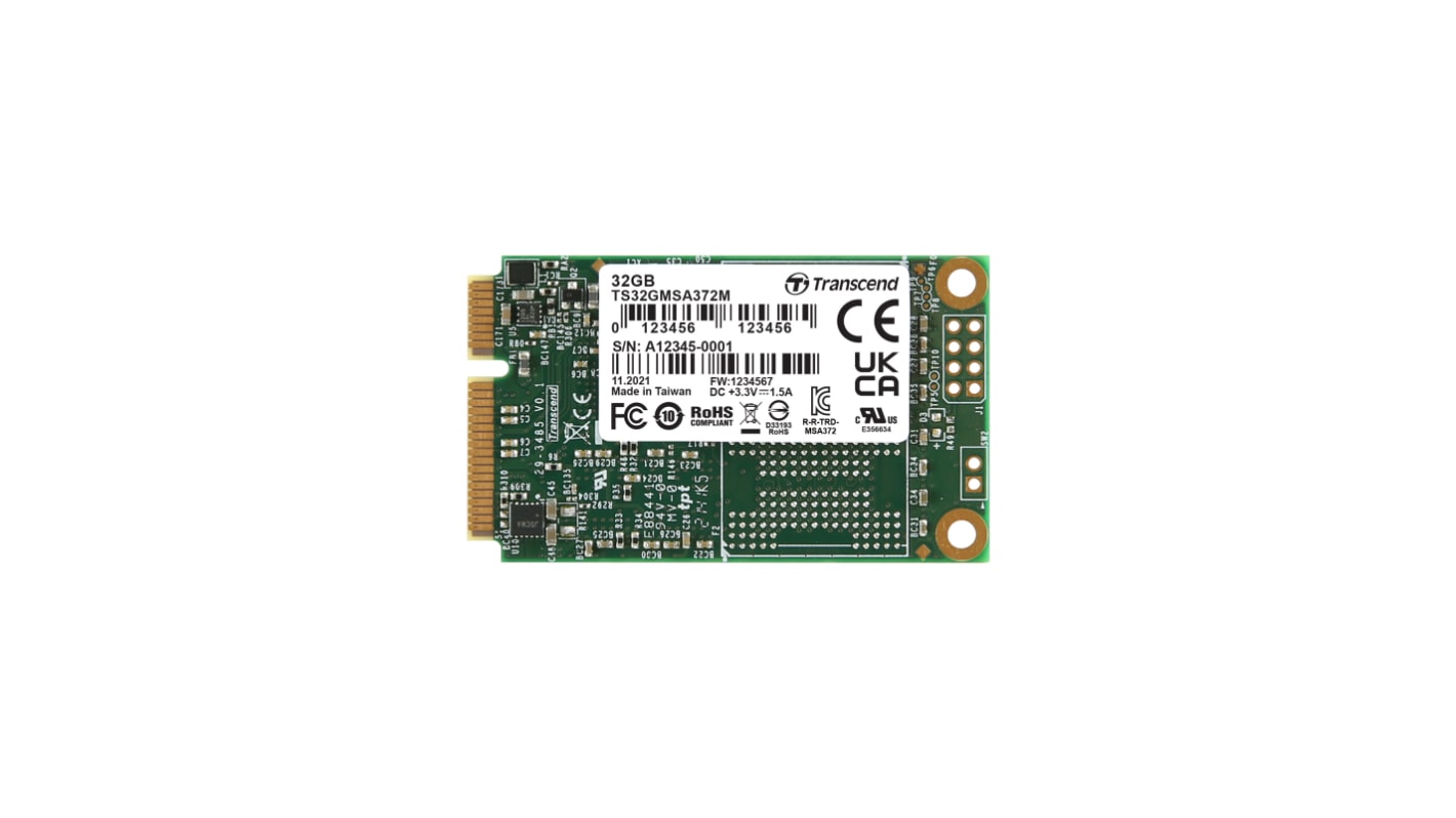 Transcend MSA372M mSATA 32 GB Internal SSD Drive