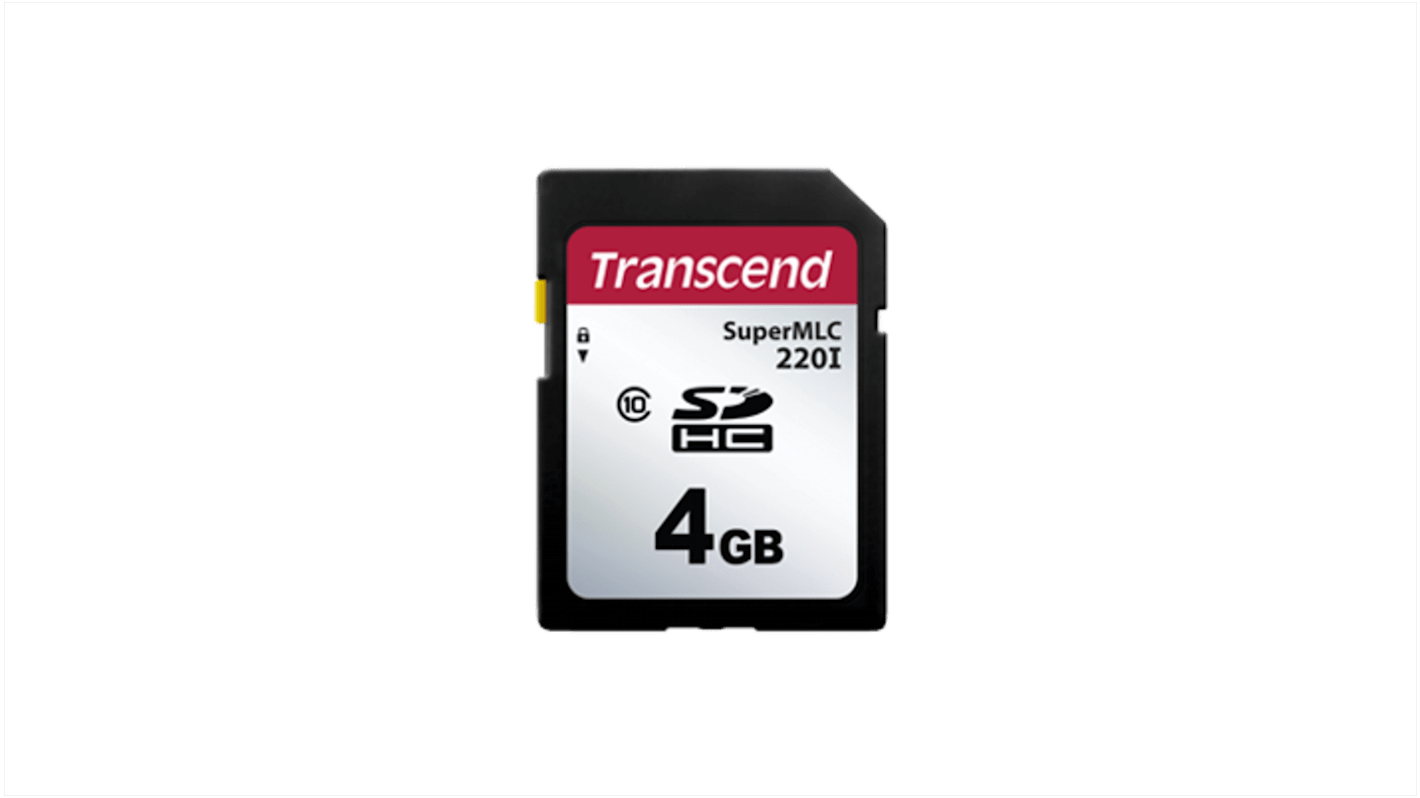 Transcend SDHC SD-Karte 4 GB Class 10 Industrieausführung