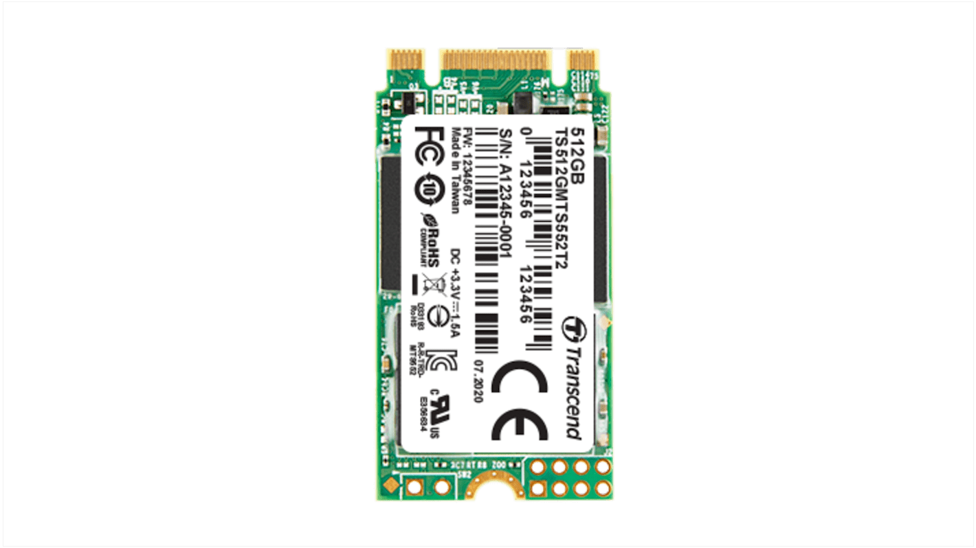 Transcend MTS552T2-I M.2 512 GB Internal SSD