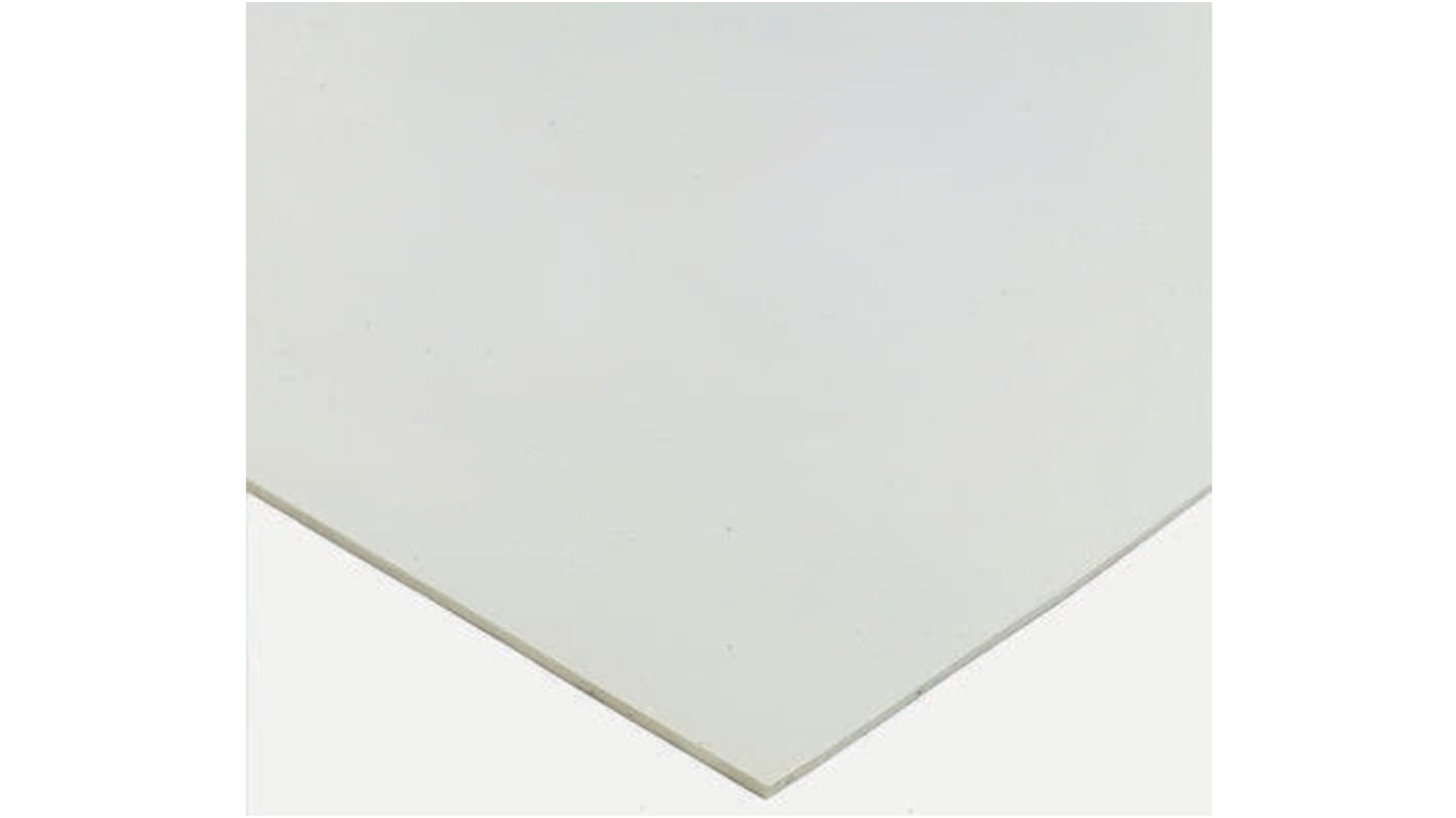 RS PRO White Silicone Rubber Sponge Sheet, 600mm x 600mm x 6mm