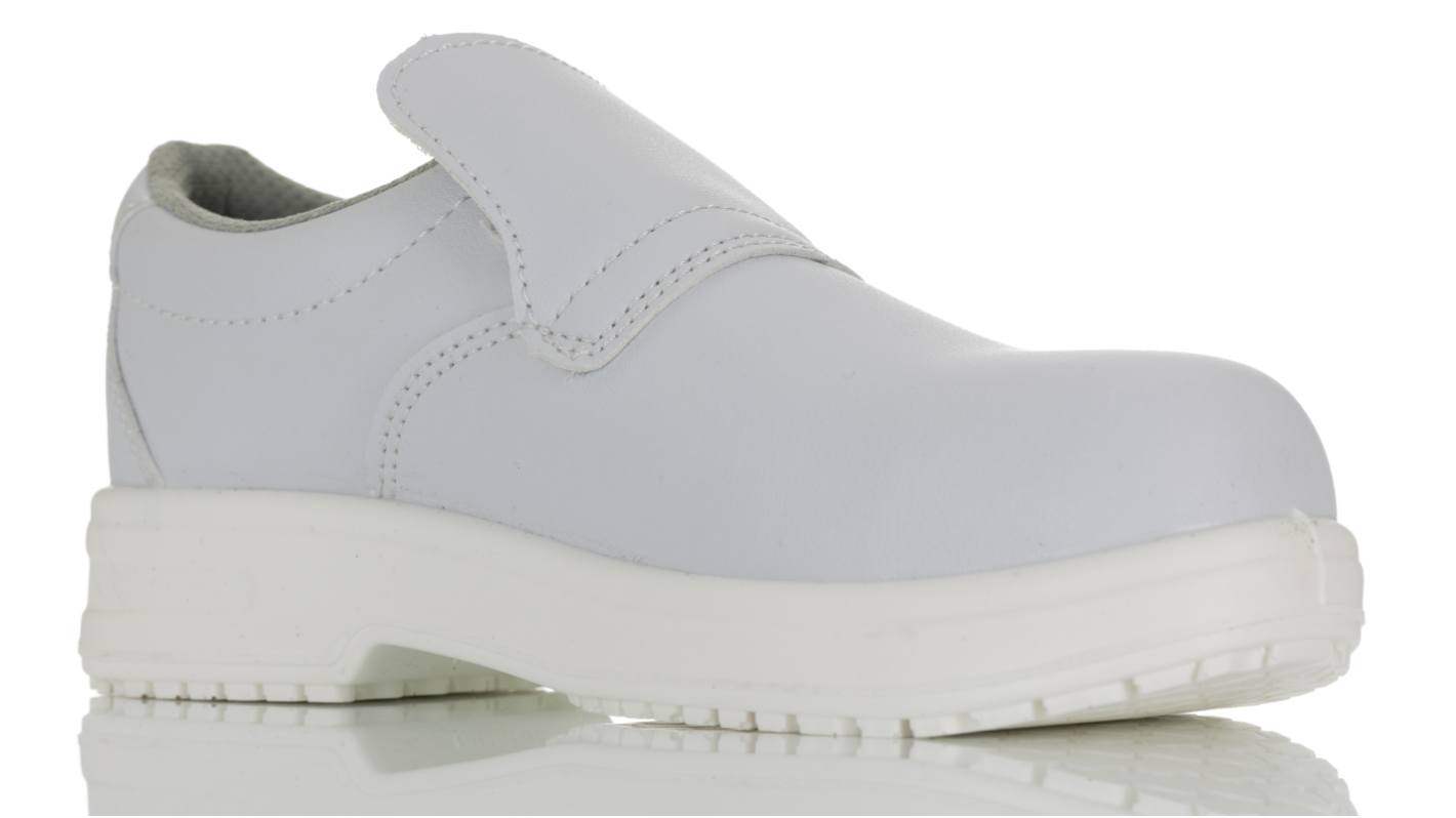 RS PRO Unisex White Composite Toe Capped Safety Shoes, UK 4, EU 37