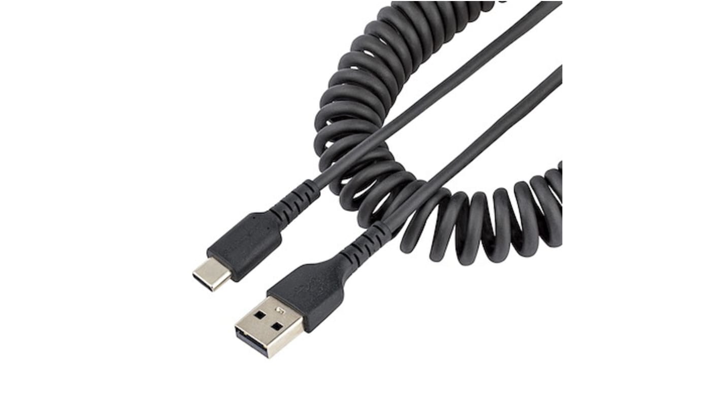 StarTech.com USB 2.0, Male USB A to Male USB C, 480Mbps, 1m