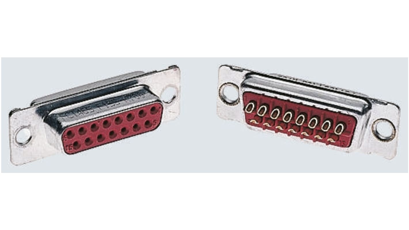 FCT from Molex 25 Way Panel Mount D-sub Connector Socket