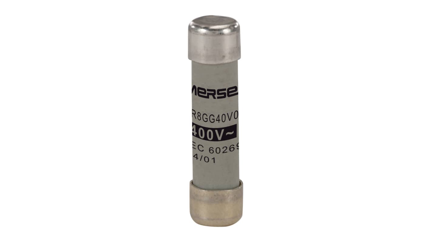 Mersen 500mA Slow-Blow Ceramic Cartridge Fuse, 8.5 x 31.5mm