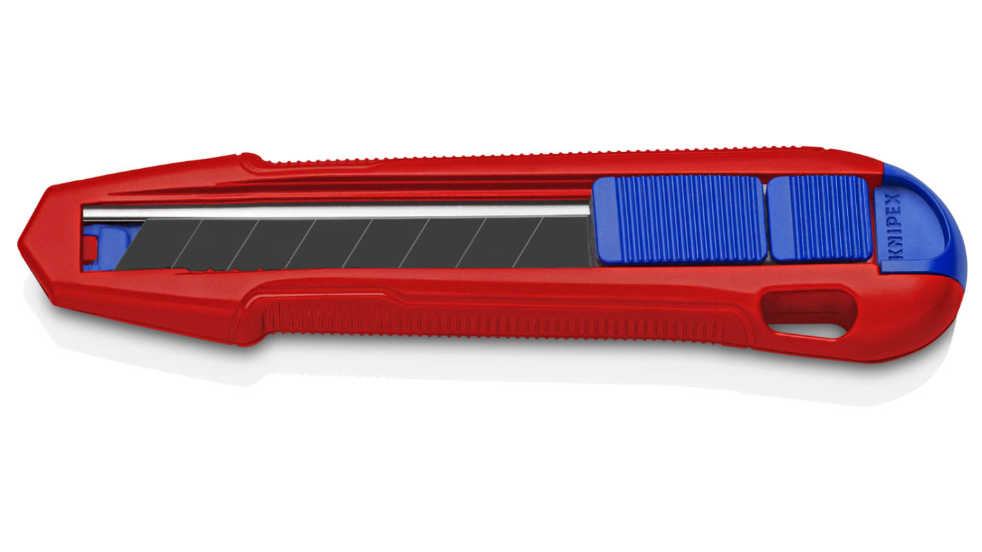 Knipex Knife with Cutter Blade Blade, Retractable, 18mm Blade Length
