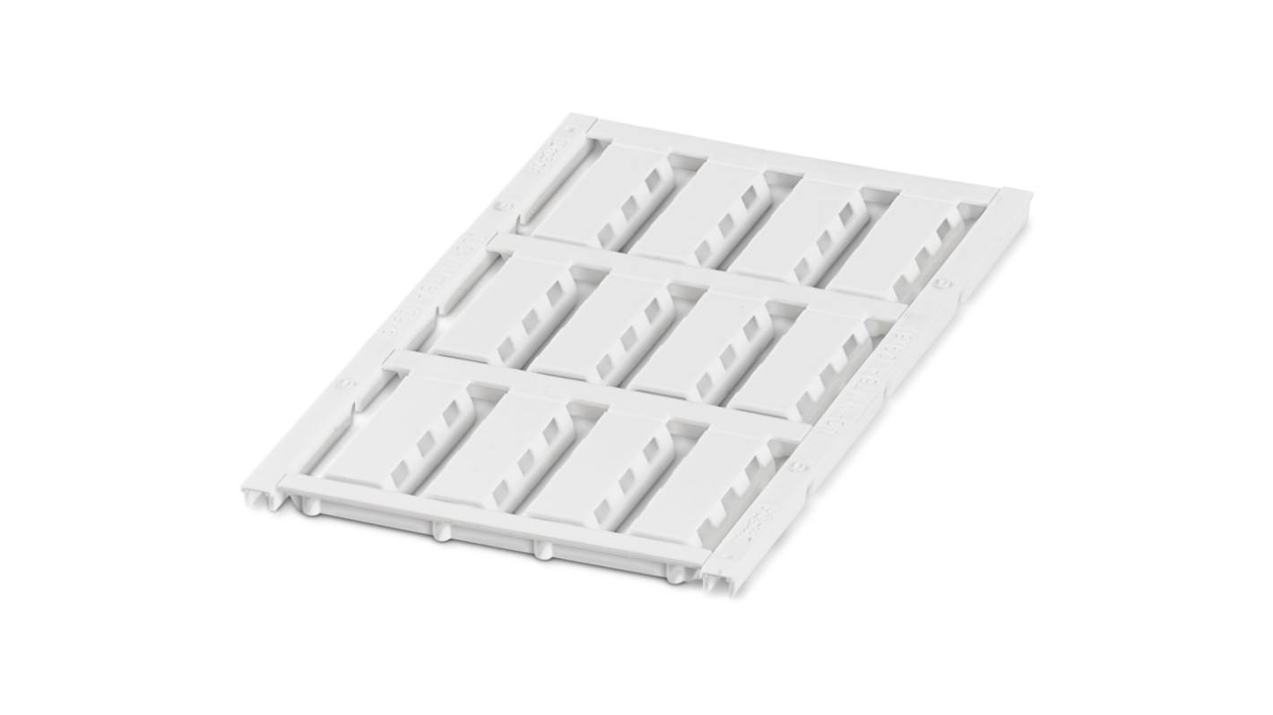Phoenix Contact UC-WMTBA Cable Tie Cable Marker, White, 6mm Cable, 0820183