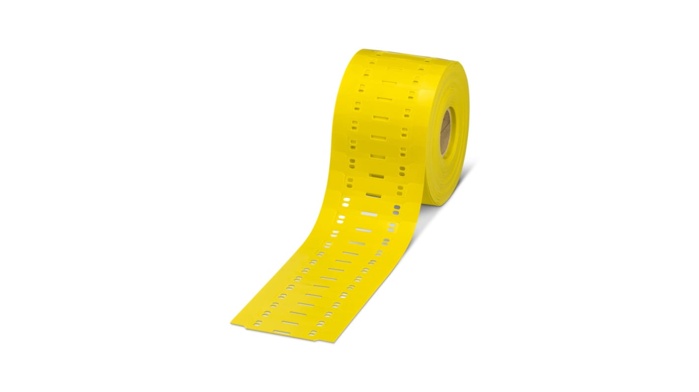 Phoenix Contact WMTB HF (40X12)R YE Cable Binder Cable Marker, Yellow, 6 → 136mm Cable, 0830408