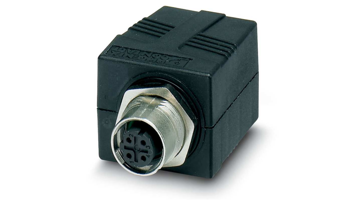 Phoenix Contact SACC-MSX-8QO Series Socket Ethernet Connector, Cat5 4 Port