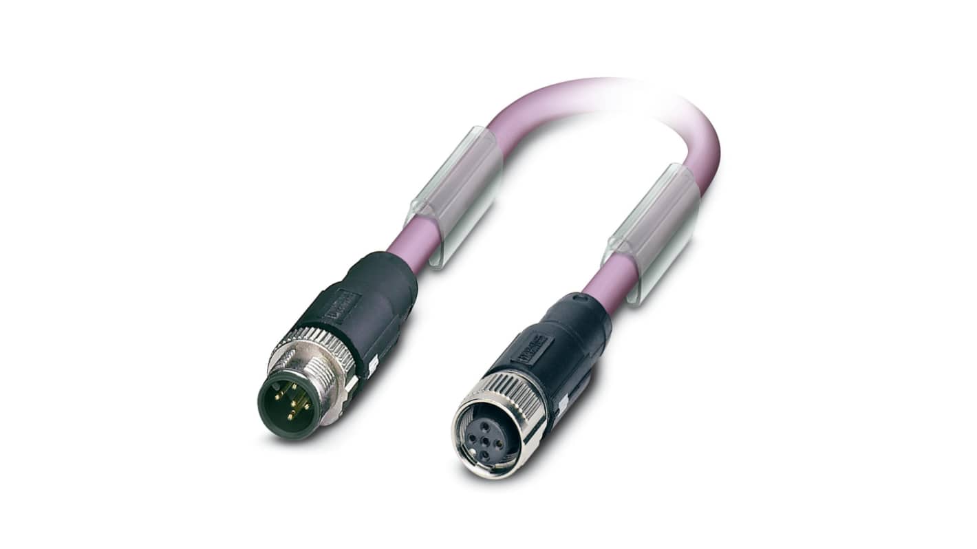Kabel magistrali ze złączem Złącze M12 liczba rdzeni 4 długość 10m Złącze B Złącze M12