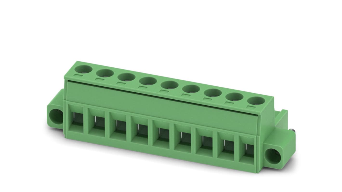 Phoenix Contact, 5.08mm Pitch, 5 HCV/ 3-ST, GMSTB 2, 9 Way, Pluggable Terminal Block, Plug, Through Hole, 1778056