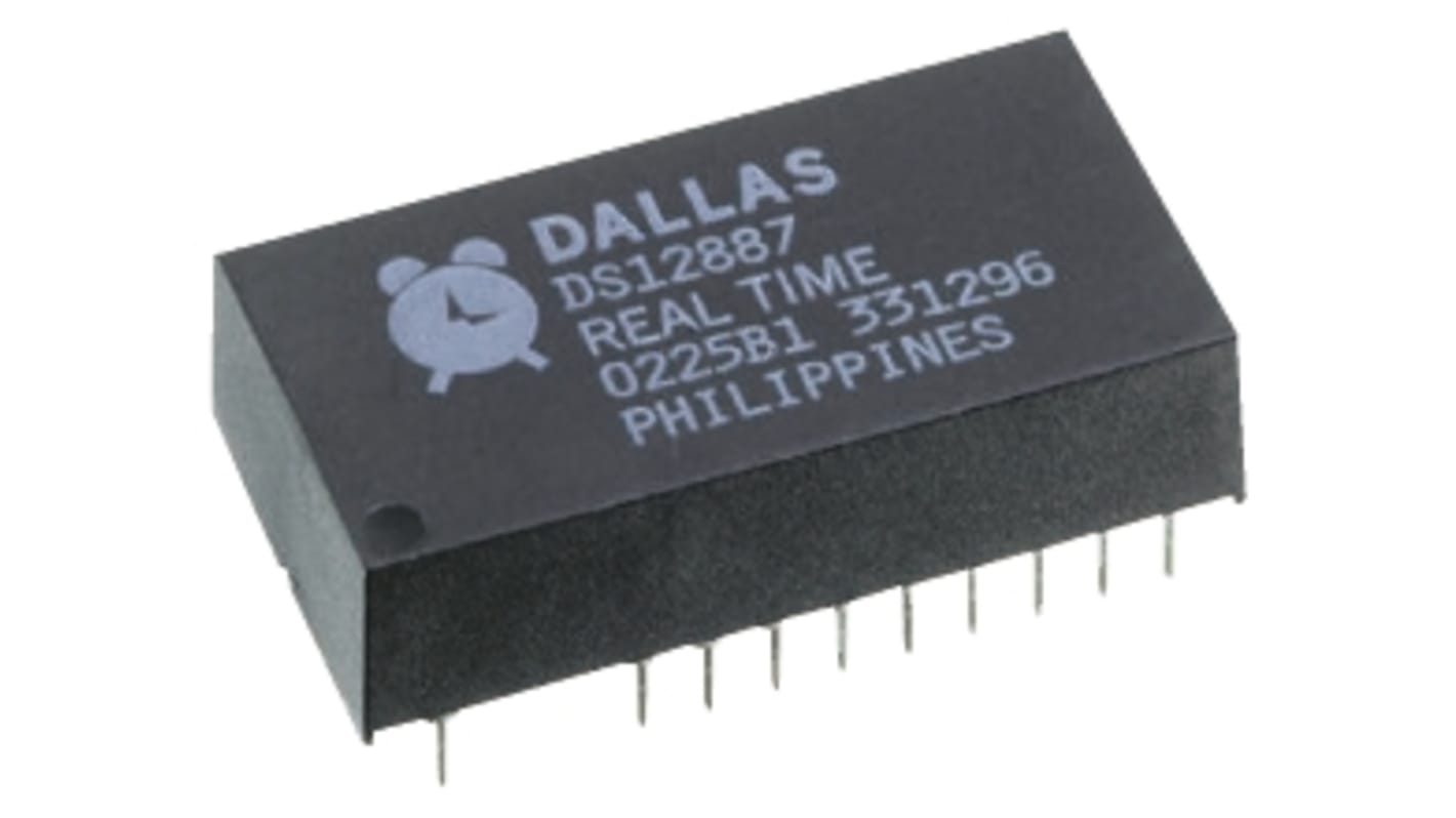 Maxim Integrated DS1511W+, Real Time Clock (RTC), 256B RAM Parallel, 28-Pin EDIP