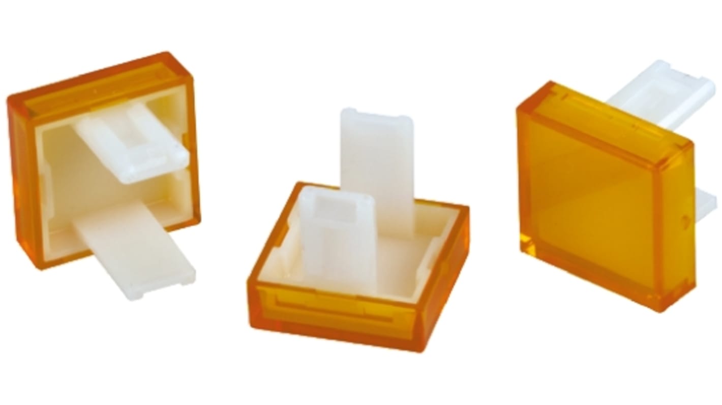 EAO Yellow Square Push Button Lens for Use with 31 Series