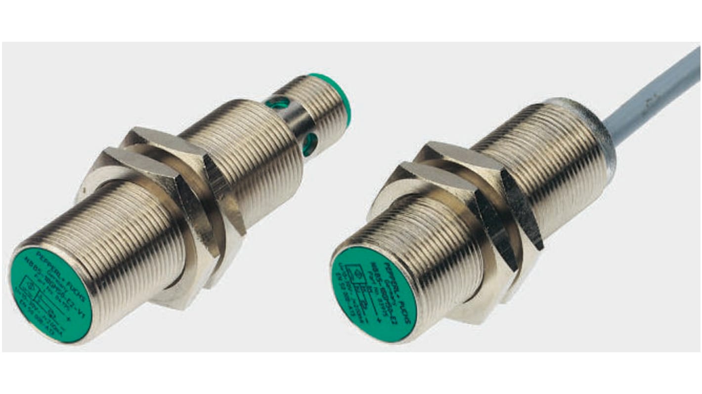 Rs-Online Sensore di prossimità Cilindro filettato Pepperl + Fuchs M30 rilevamento 10 mm 5 → 36 V c.c