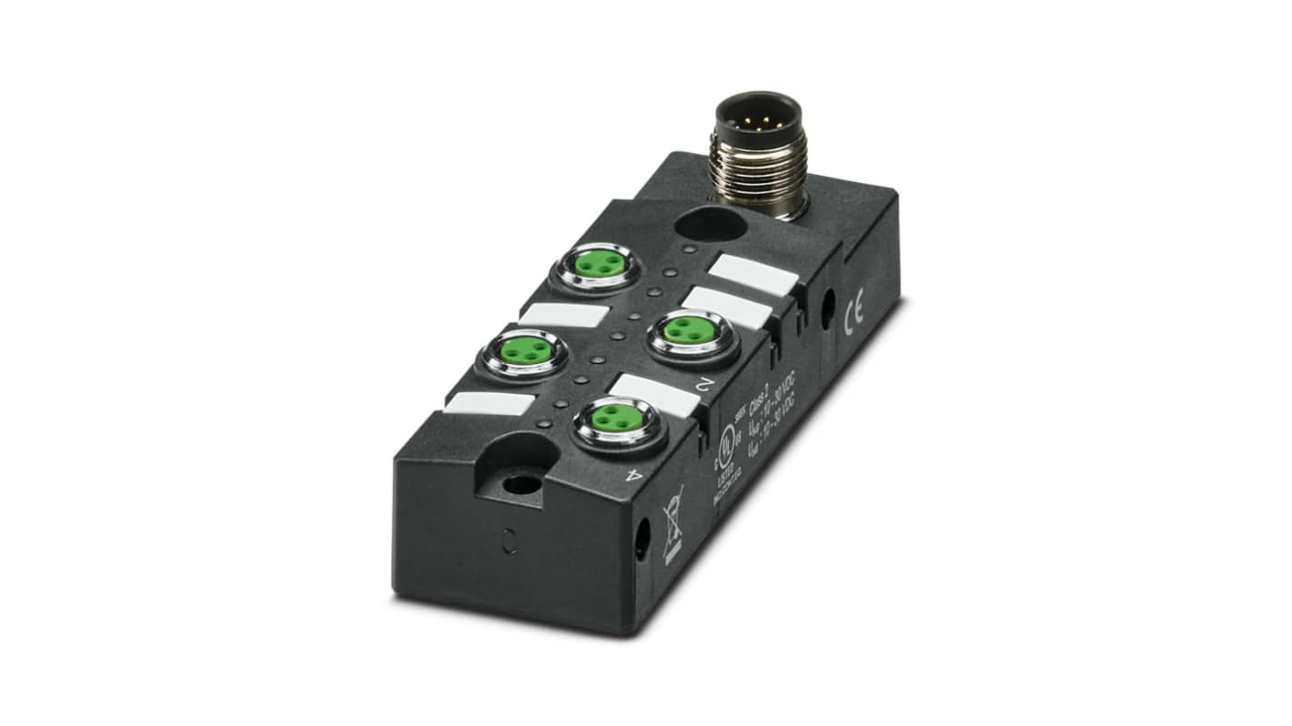 Phoenix Contact SACB Series Sensor Box, M8, 3 way, 4 port