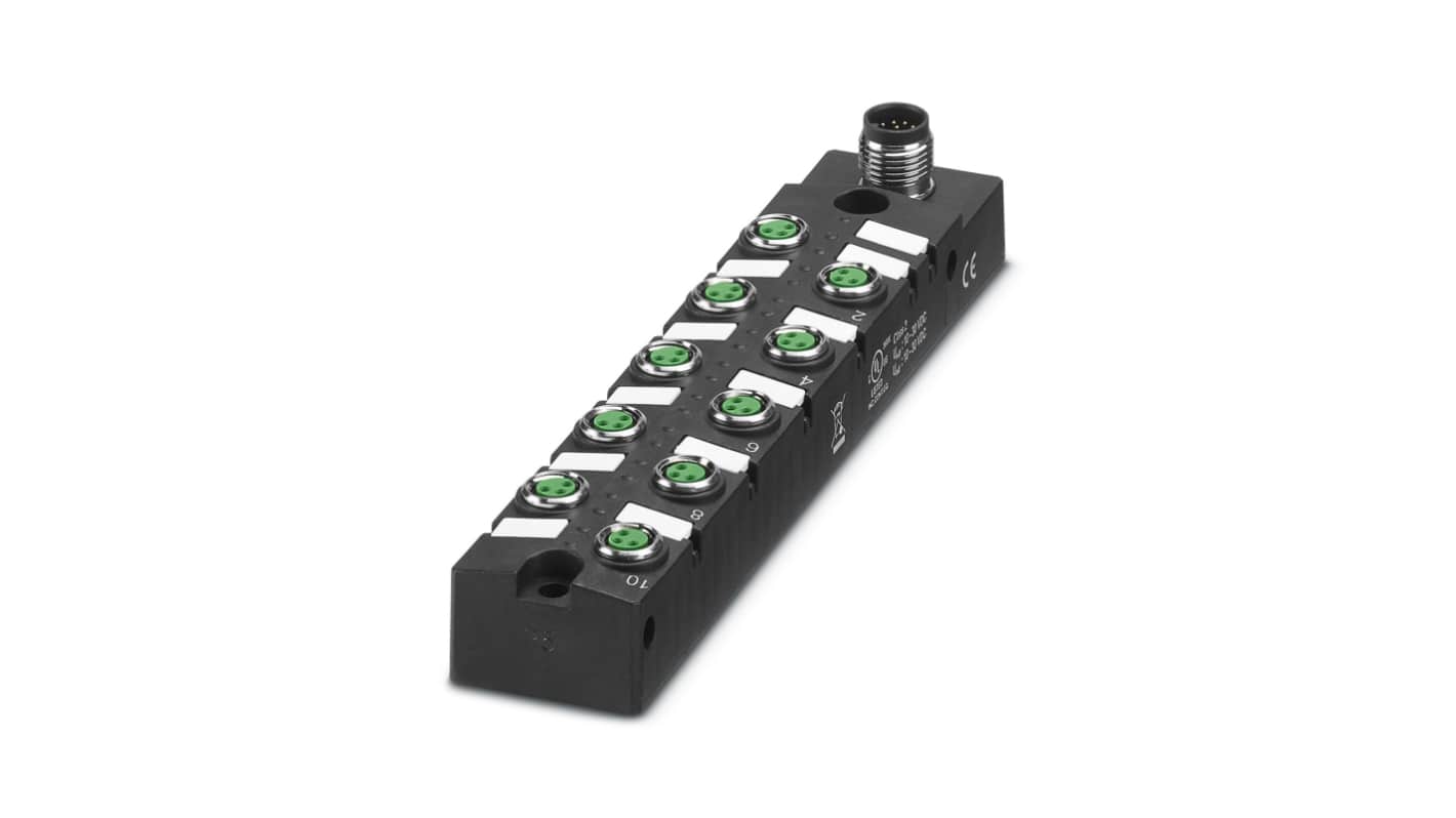 Phoenix Contact SACB Series Sensor Box, M8, 3 way, 10 port