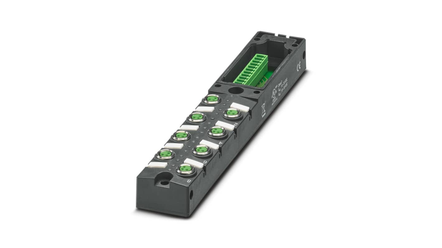 Phoenix Contact SACB Series Sensor Box, M8, 3 way, 8 port