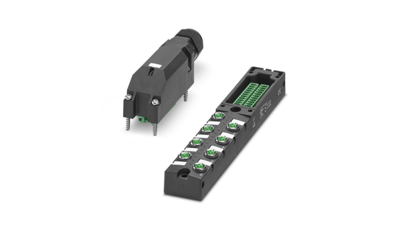 Phoenix Contact SACB Series Sensor Box, M8, 4 way, 8 port