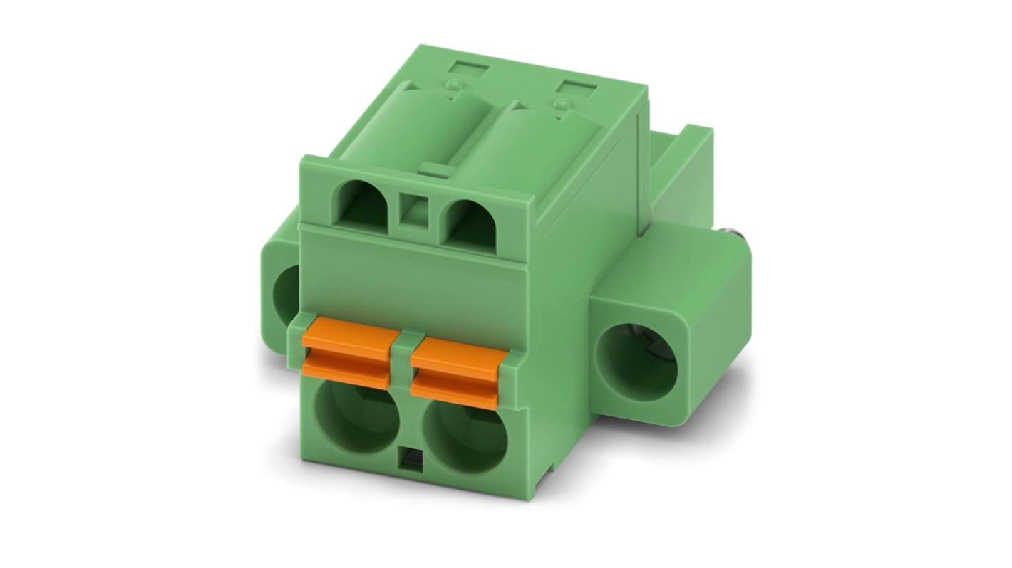 Phoenix Contact, 5.08mm Pitch, 2 Way, Pluggable Terminal Block, Plug, 1795996