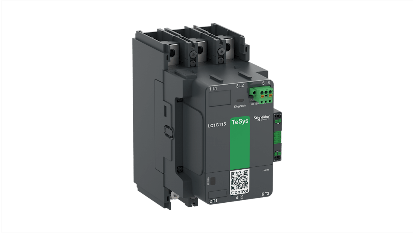 Stycznik 48 → 130 V ac/dc Schneider Electric styki: 3 250 A 1 NO + 1 NC LC1G115EHEN