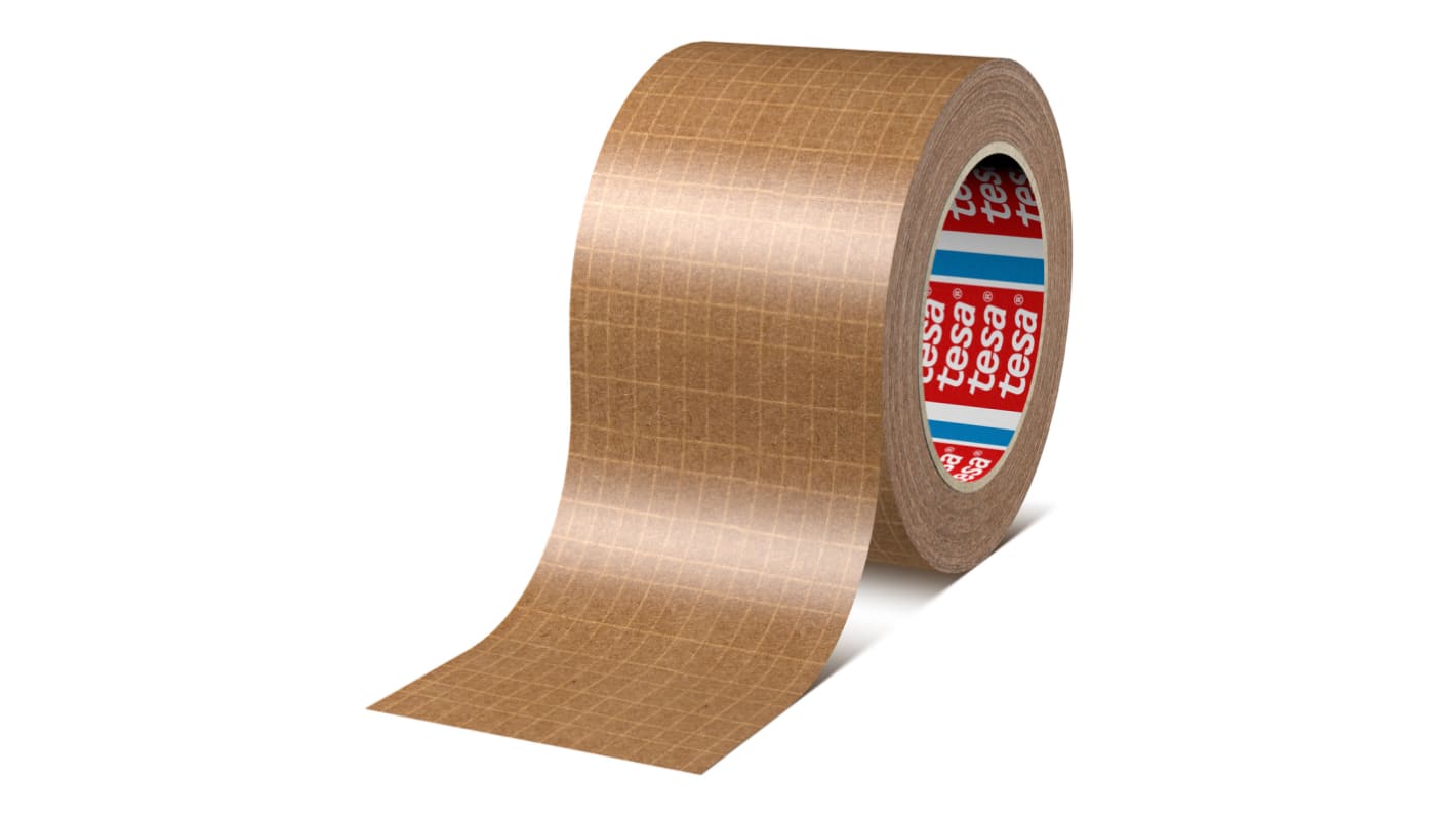 Tesa 60013-00001-00 Paketband, Papier, bronzefarben, Stärke 210mm, 50mm x 300m