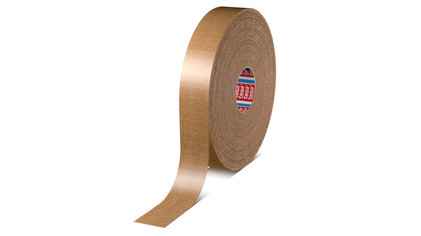 Tesa 60013-00002-00 Paketband, Papier, bronzefarben, Stärke 210mm, 75mm x 25m