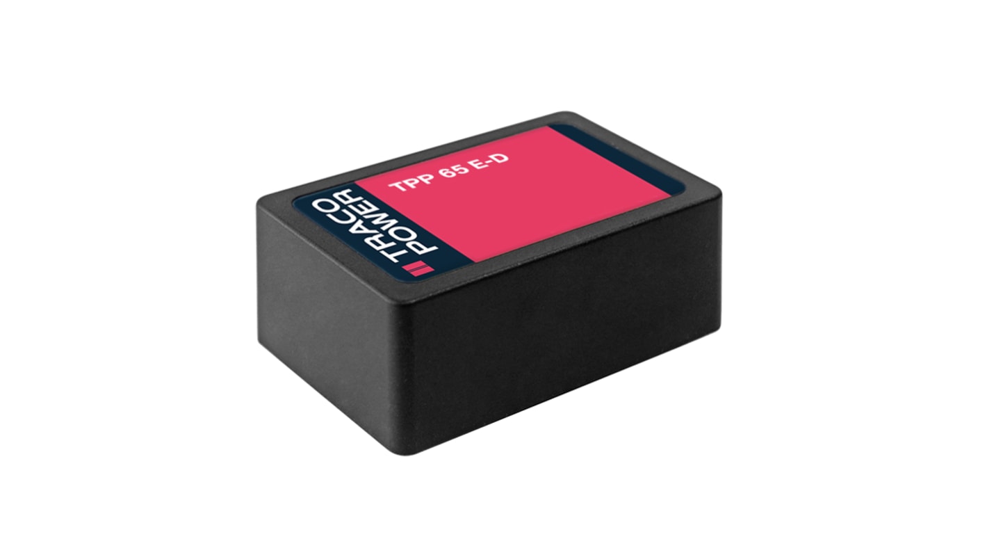 TRACOPOWER Power Supply, TPP 65-136E-D, 36V dc, 1.81A, 65W, 1 Output, 85 → 264V ac Input Voltage