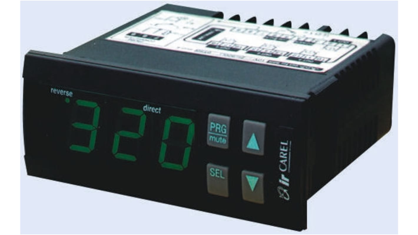 Carel On/Off Temperature Controller, 75 x 33mm, NTC Input, 12 → 24 V ac/dc Supply