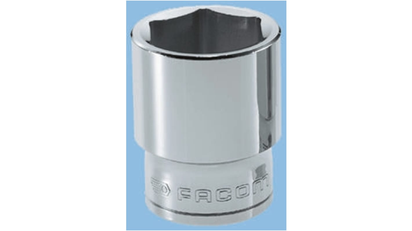 Facom 1/2 in Drive 11mm Standard Socket, 6 point, 36 mm Overall Length