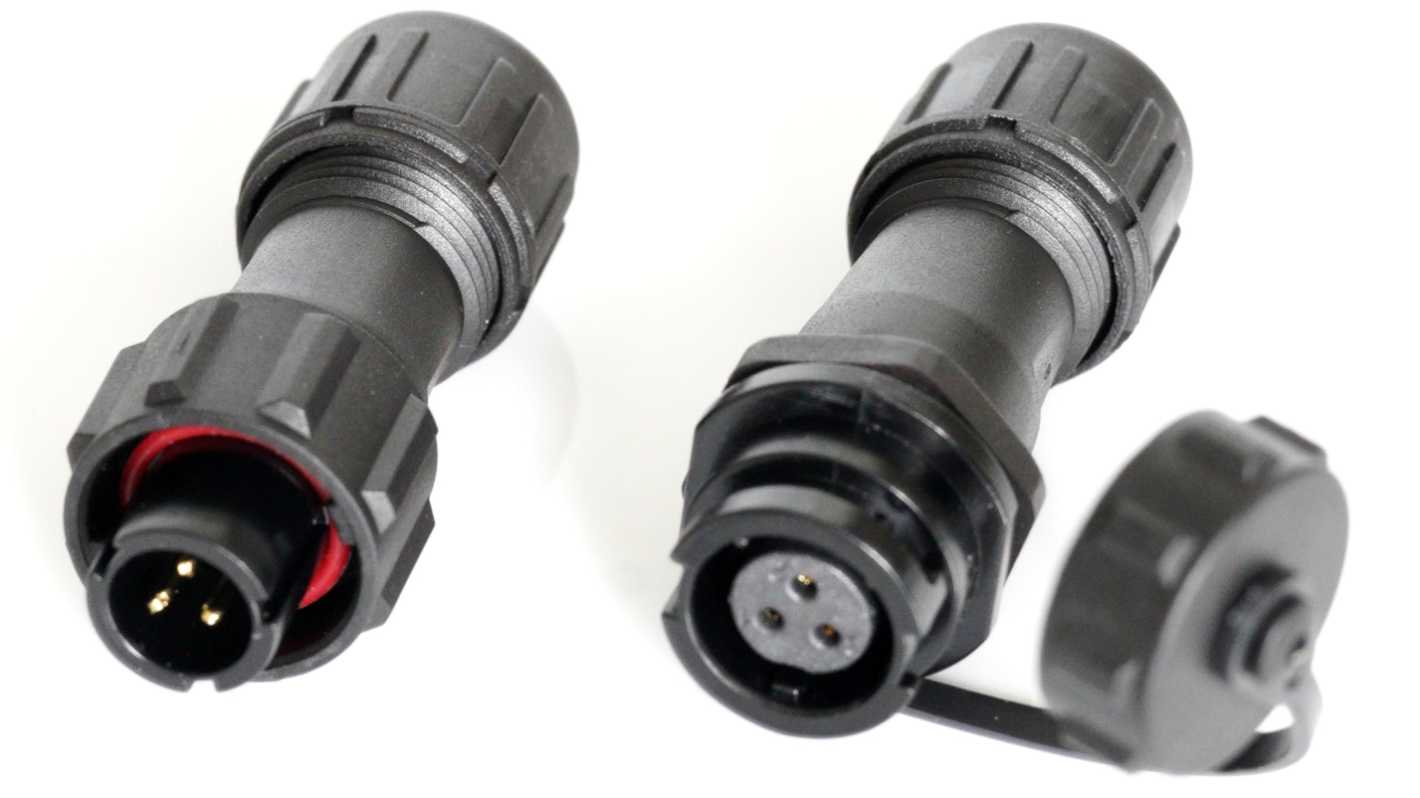 RS PRO Circular Connector, 3 Contacts, Cable Mount, Plug and Socket, Male and Female Contacts, IP67
