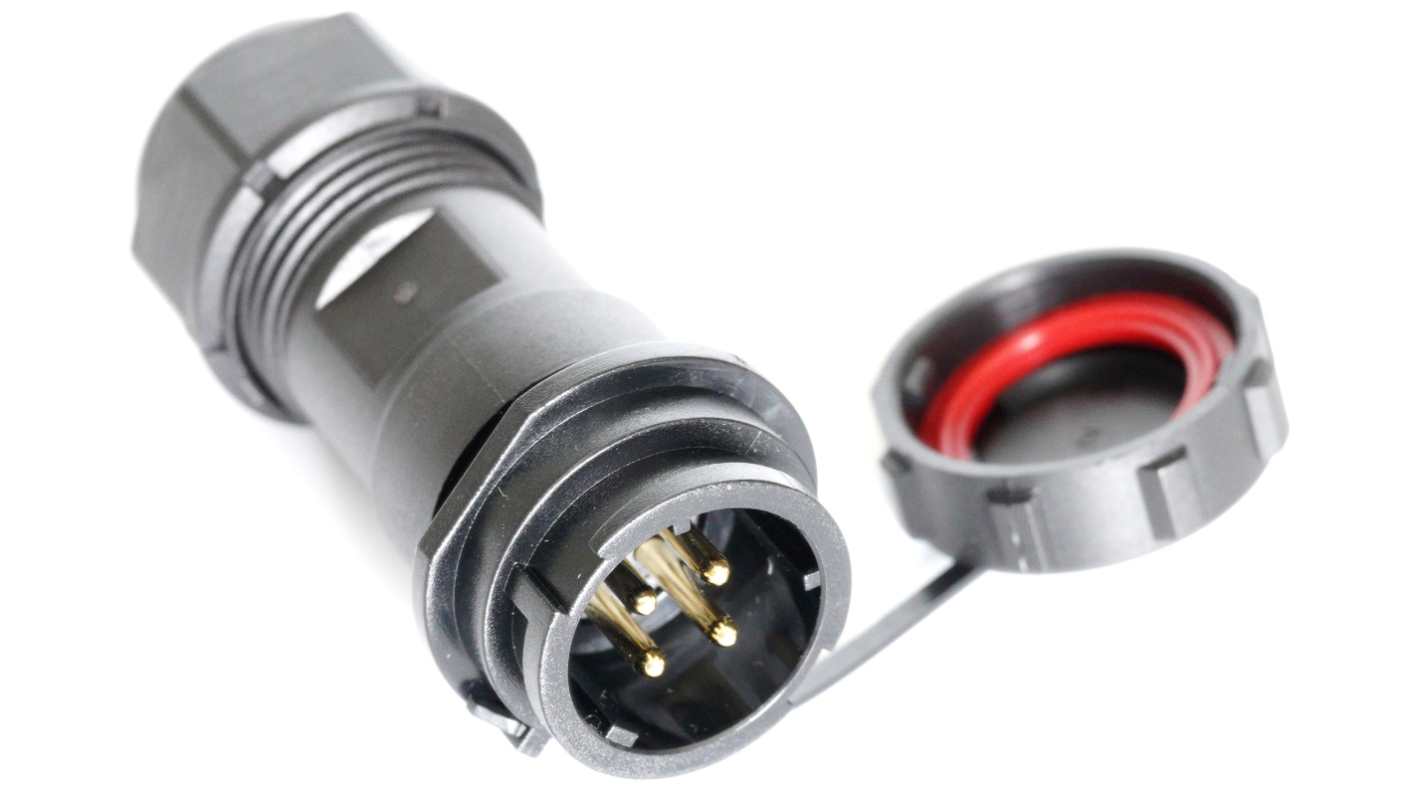RS PRO Circular Connector, 4 Contacts, Cable Mount, Socket, Male, IP67